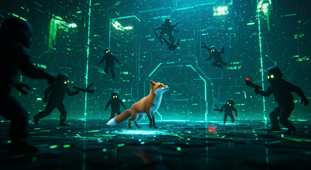 AI cybersecurity tools revolutionizing digital defense strategies, with adaptive threat detection and real-time monitoring.