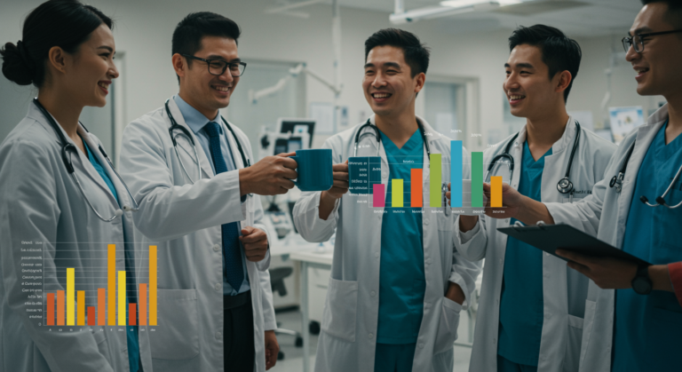 Alt text for the implied image based on article context: "Chart showing rapid growth in healthcare AI adoption, with 29% of organizations implementing AI in 2024 amid data integration challenges."