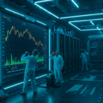 Graph showing the decline in AI data center stocks due to Supermicro's warning on delayed AI server orders.