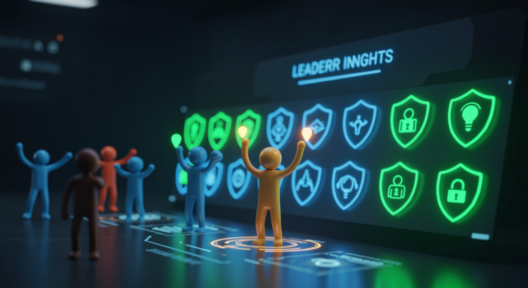 AI Security Leaderboard chart evaluating AI models' cybersecurity resilience and metrics.