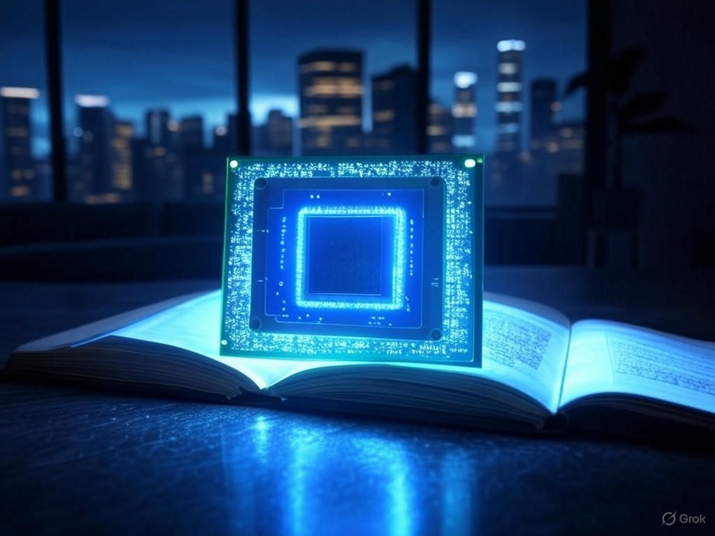 Illustration of AI chip smuggling, showing Nvidia semiconductors being illegally transported to China despite US export controls.Image