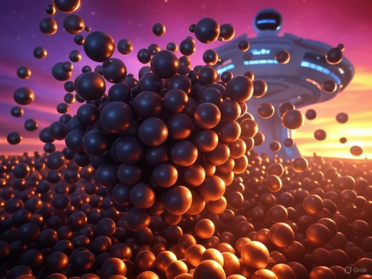 Image of atoms interacting in free space, captured by MIT physicists using a quantum microscope, showcasing bosons, fermions, and Bose-Einstein condensates.