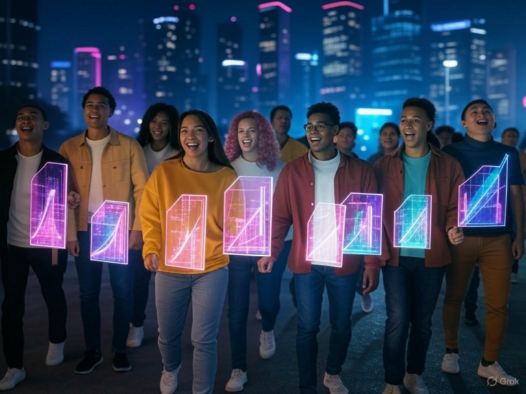 Graph showing explosive growth in Grok user statistics for 2025, including monthly visits, demographic breakdowns, and key trends driven by Grok 3 launch and platform expansions.Image