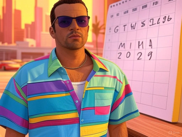 "Rockstar Games announces GTA 6 delay to May 26, 2026, showcasing Grand Theft Auto VI trailer."