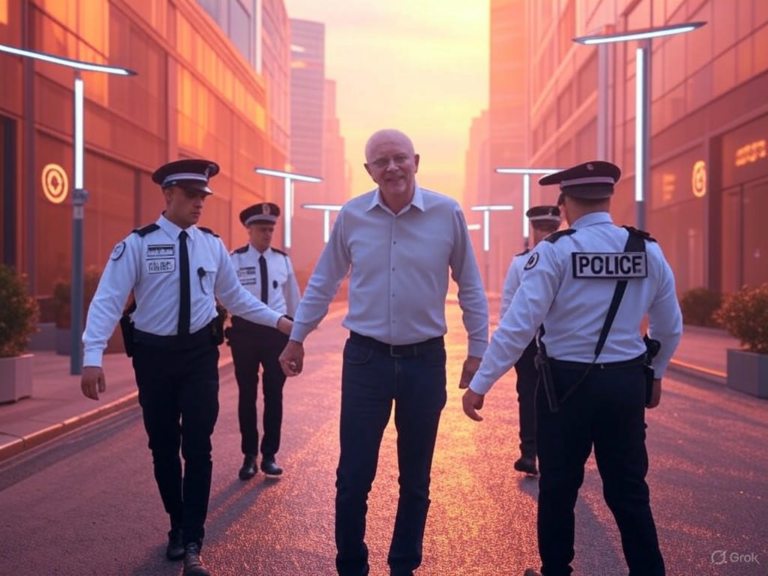 French police raid rescuing cryptocurrency kidnapping victim, involving crypto ransom and entrepreneur's father.