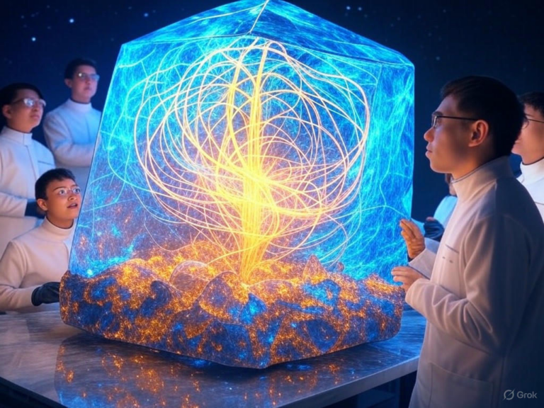 Illustration of a chiral quantum state in topological material, showing electron flows and quantum physics breakthroughs for advanced technologies.