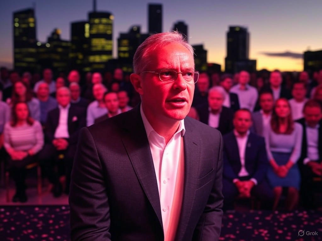 Andrew Bolt reacting to Peter Dutton's loss in the 2025 Australian federal election, highlighting voter blame and political backlash.
