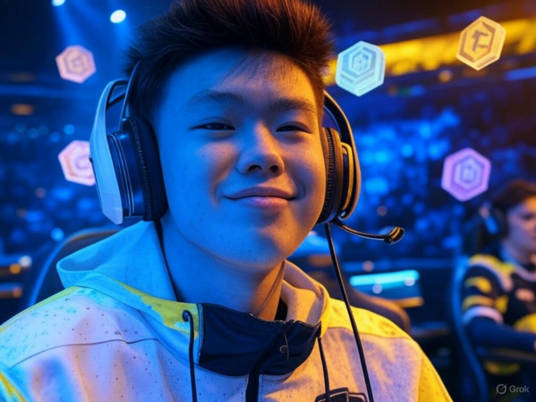 Riot Games and Coinbase esports partnership illustration