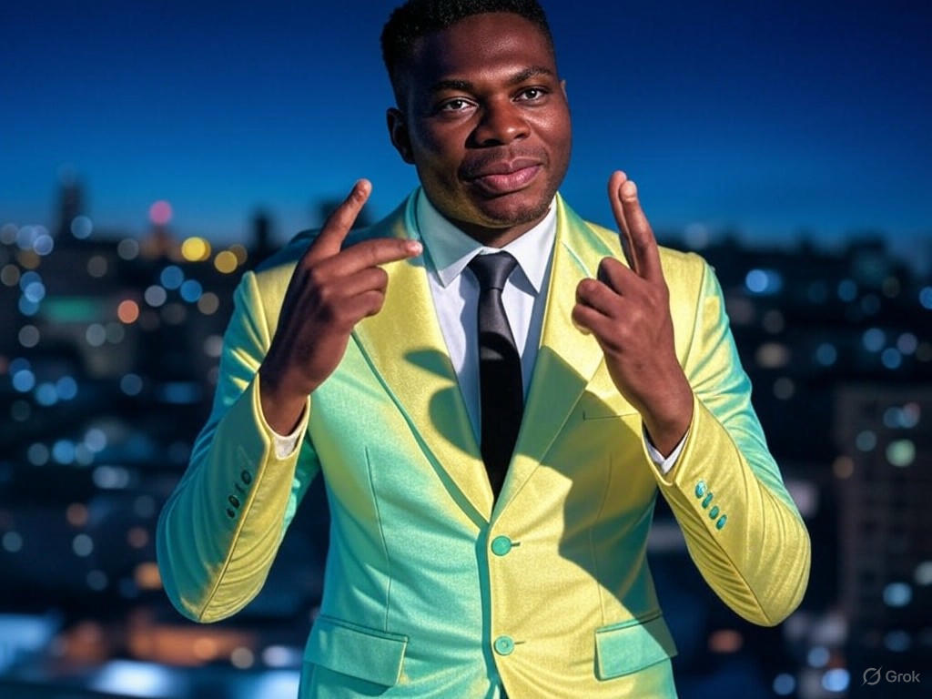 A group of celebrities on the red carpet at the 2025 Met Gala, dressed in elegant menswear inspired by 250 years of Black dandyism and the 'Superfine: Tailoring Black Style' theme, highlighting Black men's fashion history and cultural impact.Image