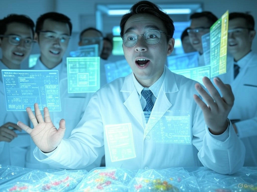 AI analysis of drug evaluation processes featuring collaboration between OpenAI and the FDA.Image