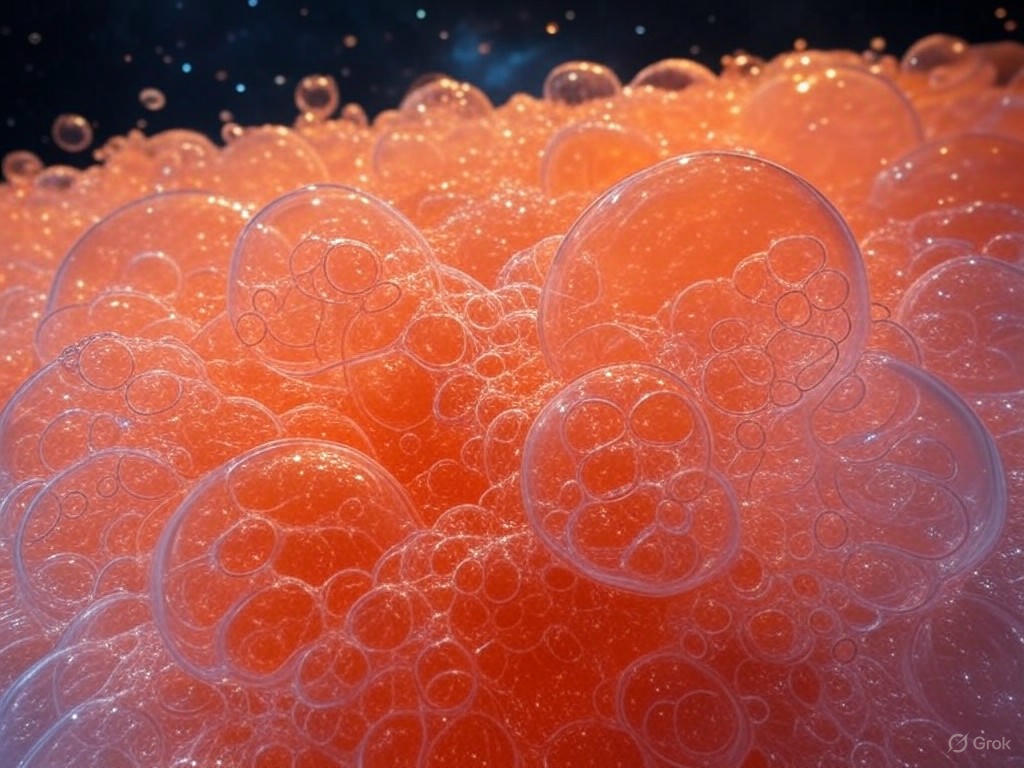 Illustration of quantum simulation demonstrating false vacuum decay and potential universe collapse.