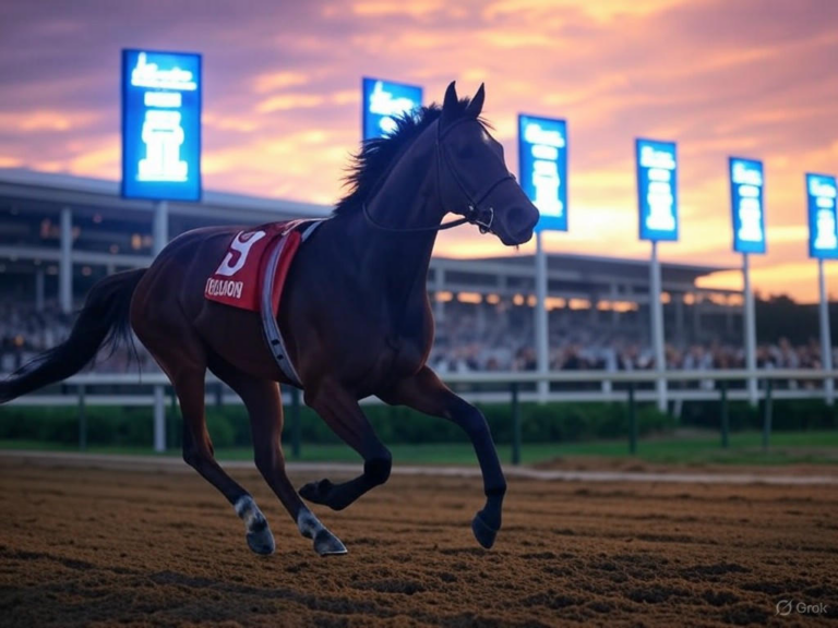 Image of Sovereignty winning the 2025 Kentucky Derby at Churchill Downs, highlighting the race payout and prize breakdown.Image