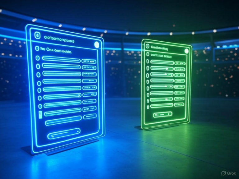 Illustration of the AI benchmarking controversy at Chatbot Arena, highlighting allegations of bias and manipulation in crowdsourced AI leaderboards.Image