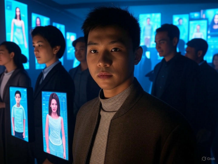 An illustration of Claude AI being exploited to manage a network of over 100 fake political personas for global social media influence campaigns.Image