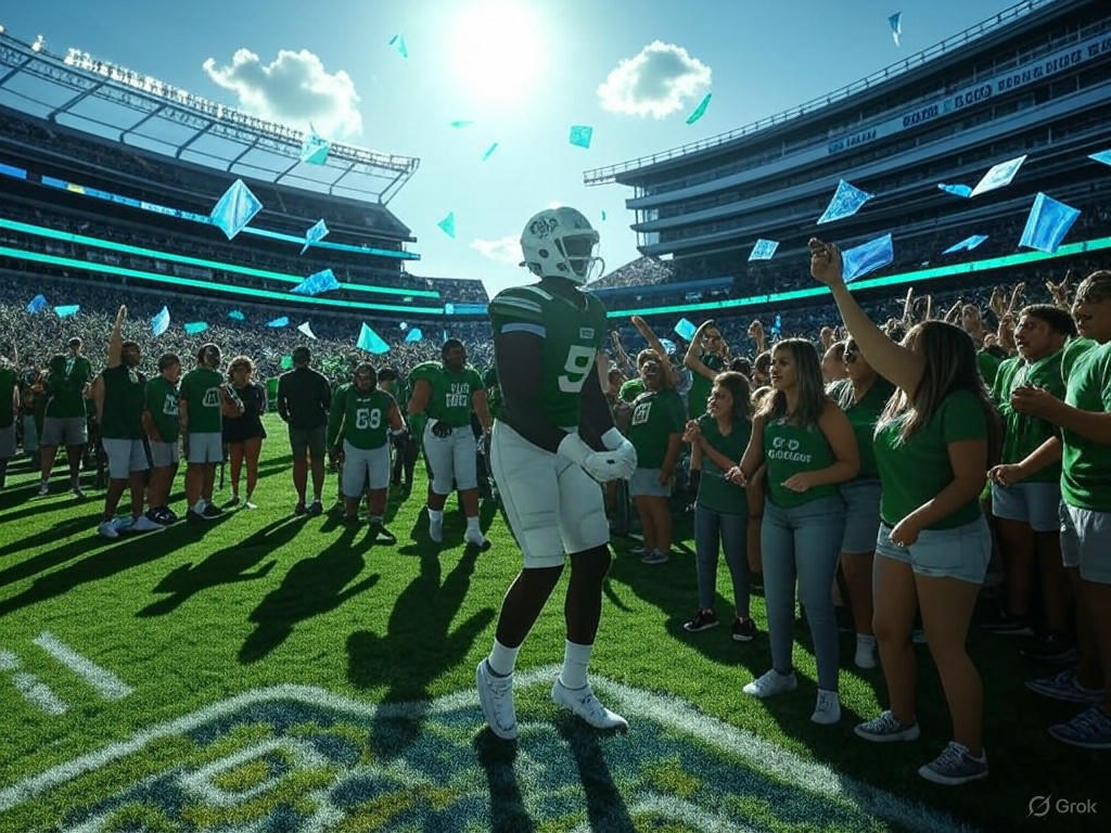 A lively crowd at Charlotte 49ers Homecoming 2025, featuring fans, alumni, and families enjoying Niner Nation Week events, football games, and campus celebrations at UNC Charlotte.Image