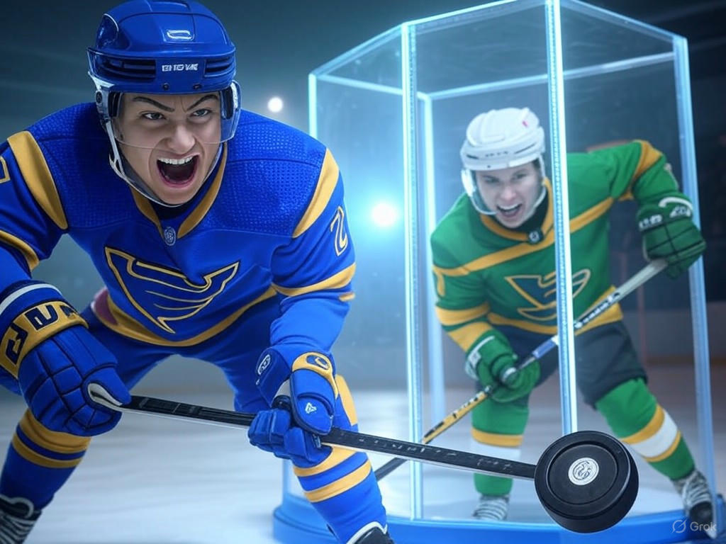 2025 NHL Mock Draft featuring top prospects Matthew Schaefer and Michael Misa in action.Image