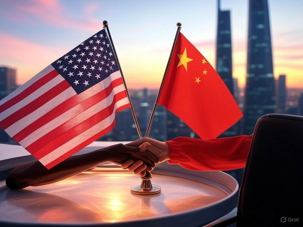 "Discussions on China trade talks with Trump administration, focusing on tariff reductions and US-China negotiations."