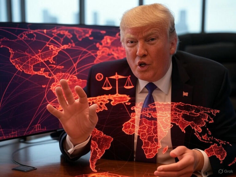 Donald Trump discussing key revelations on China tariffs, small business impacts, and economic vision in an exclusive interview.
