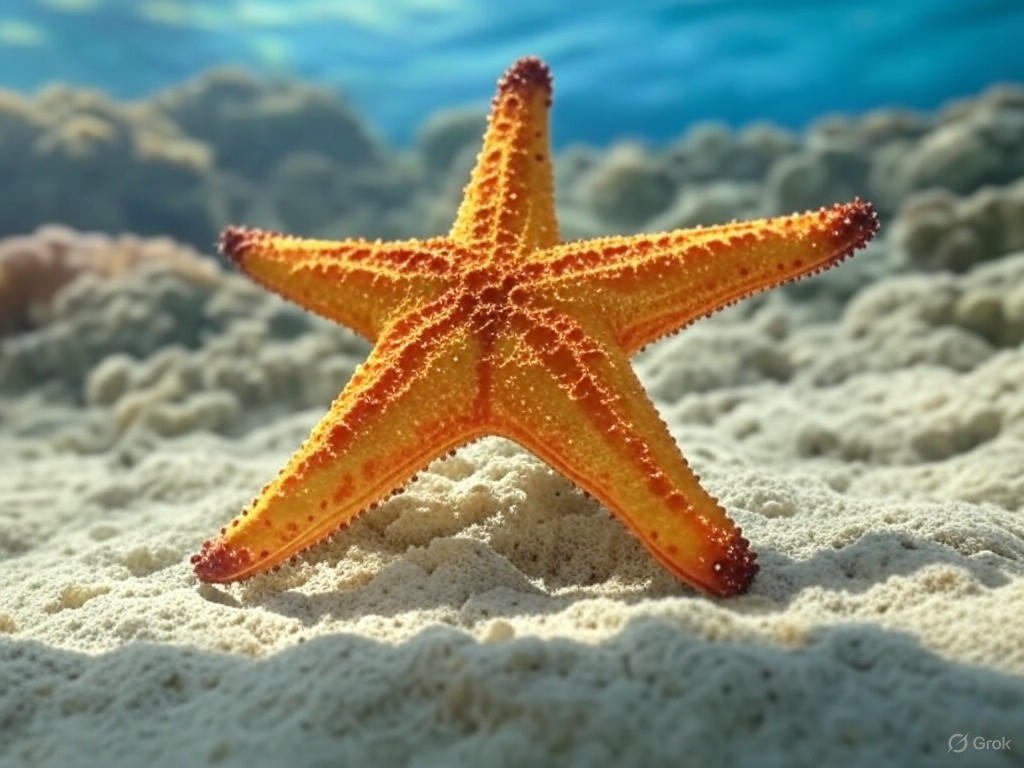 A sea star affected by wasting disease in warm waters, showing the protective role of cool temperatures and marine conservation against microbial imbalance, ocean acidification, and impacts on sea star health, mortality, and kelp forests.