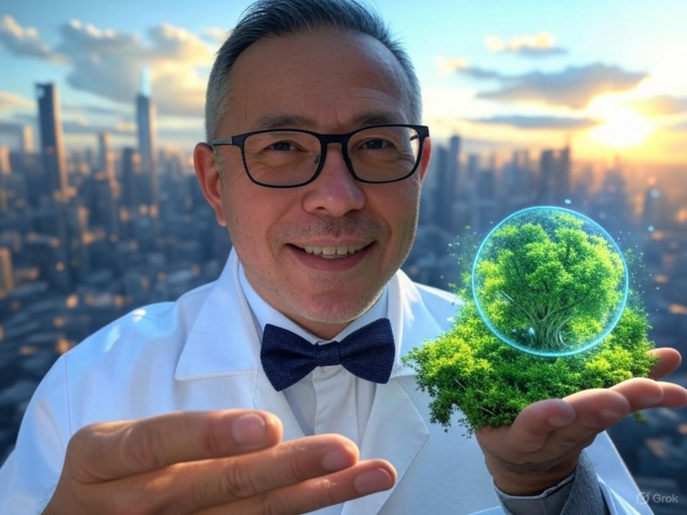 An image of experts discussing AI sustainability and its environmental impact at DC Climate Week 2025.Image