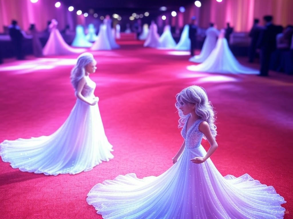 A promotional image of Blake Lively at a past Met Gala, symbolizing her notable absence from the 2025 event amid discussions of celebrity choices and fashion highlights.Image