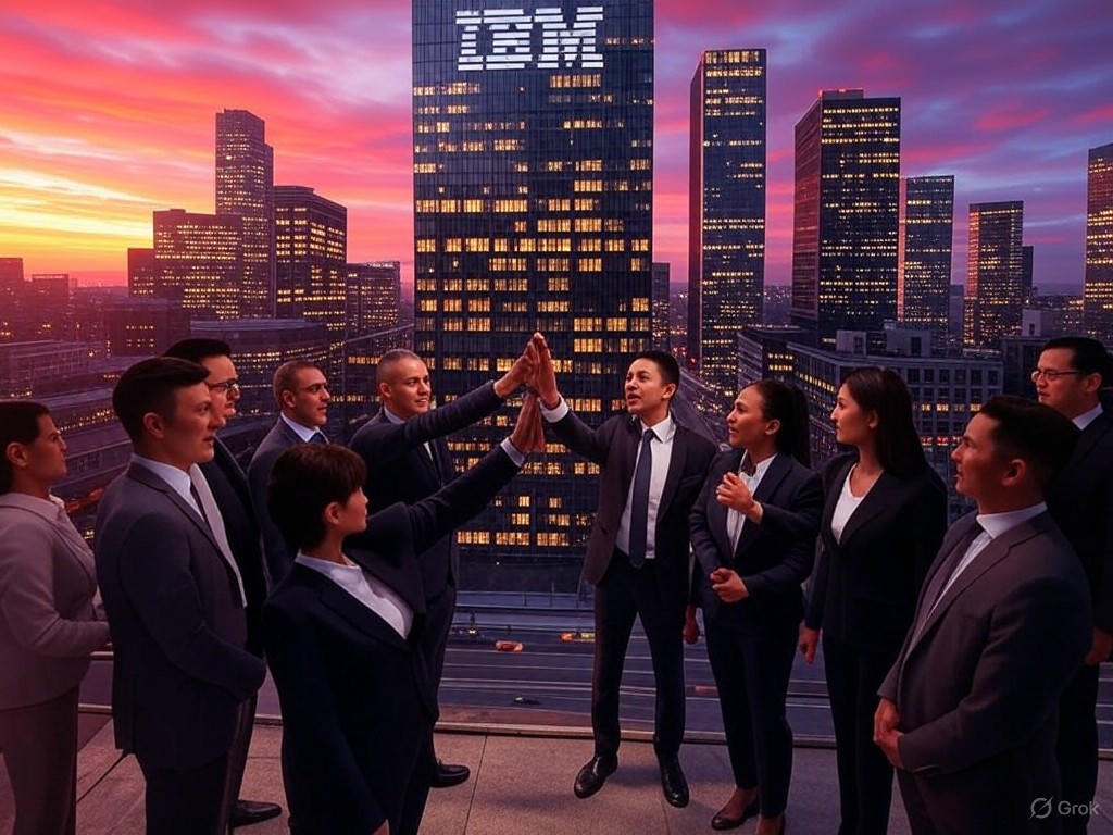 IBM CEO Arvind Krishna announces $150 billion US investment in AI strategy for market expansion and innovation.