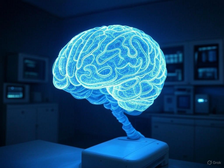 Illustration of Microsoft's Phi-4-Reasoning-Plus AI model, a compact 14-billion parameter system excelling in mathematical reasoning and benchmarks, representing efficient AI development and performance gains.Image