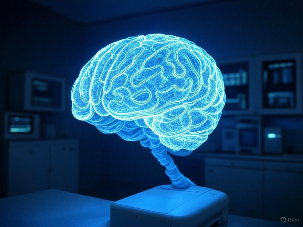 Illustration of Microsoft's Phi-4-Reasoning-Plus AI model, a compact 14-billion parameter system excelling in mathematical reasoning and benchmarks, representing efficient AI development and performance gains.Image