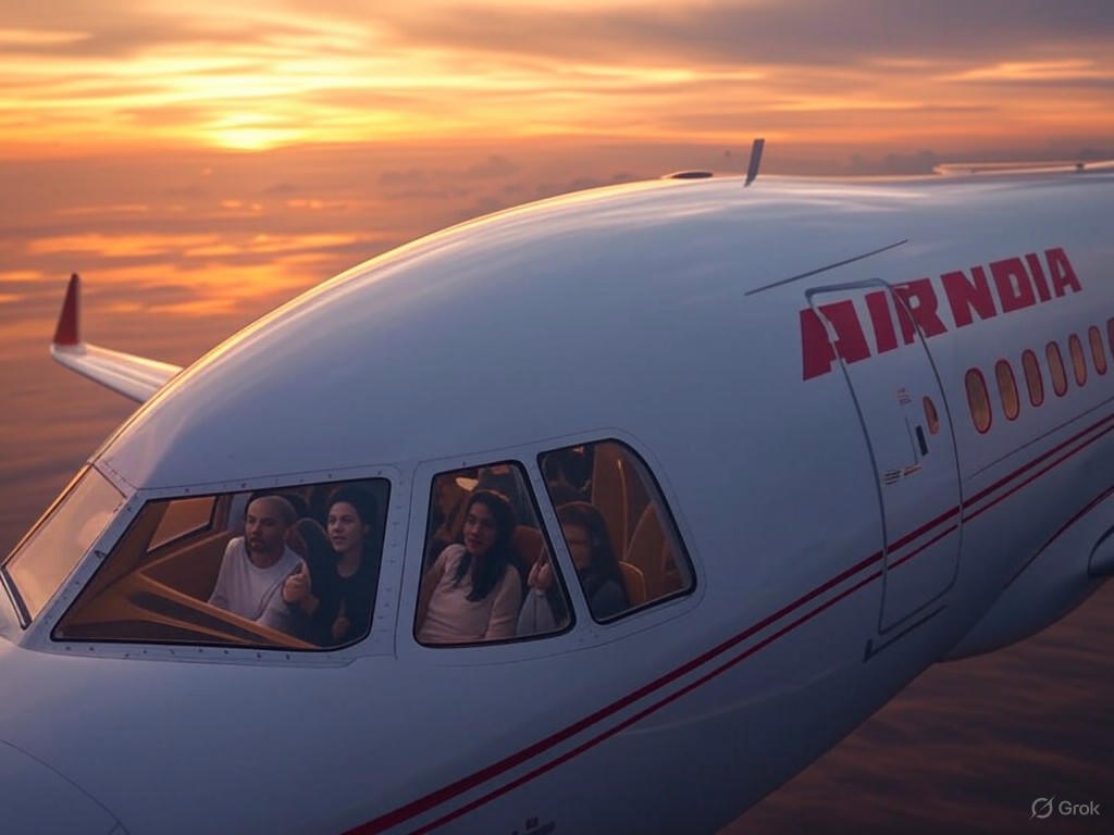 Air India flight diverted due to missile attack near Ben Gurion Airport in Tel Aviv.