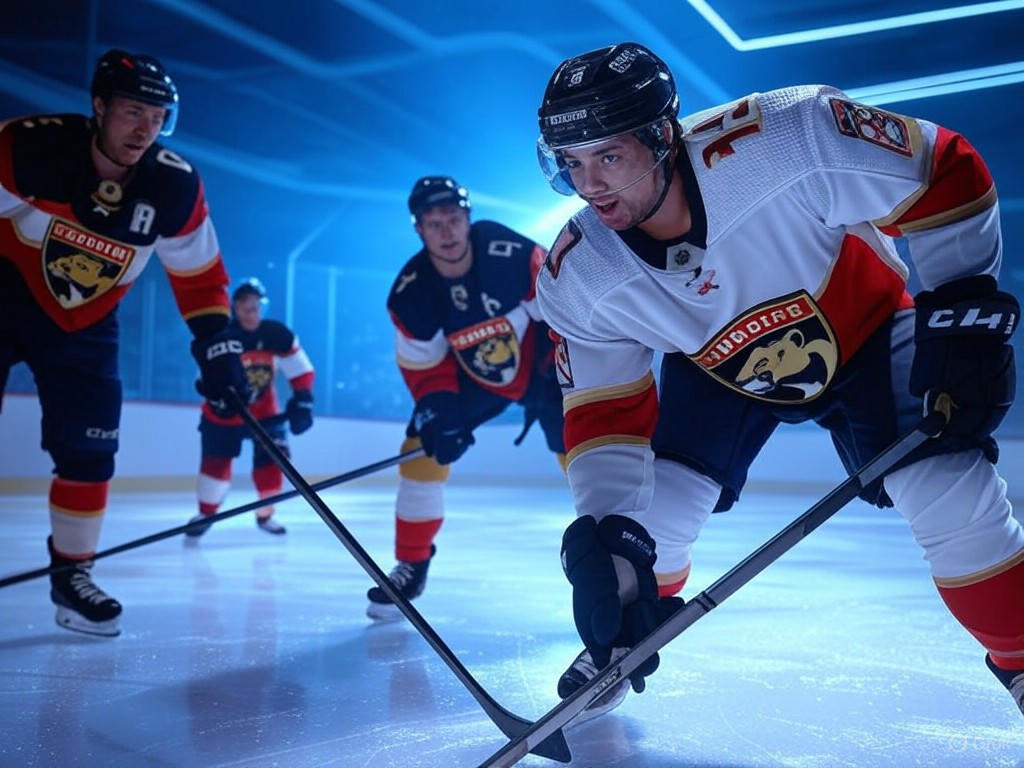 2025 Stanley Cup Playoffs second round schedule featuring key matchups like Florida Panthers vs. Toronto Maple Leafs and Vegas Golden Knights vs. Edmonton Oilers.Image