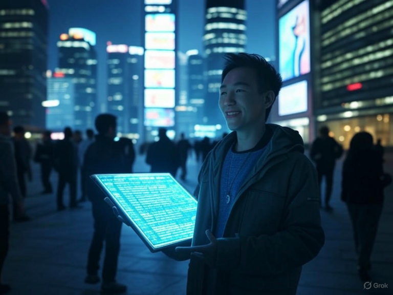 AI-powered advertising revolution: Illustration of AI algorithms personalizing ads and driving marketing trends for 2025.Image