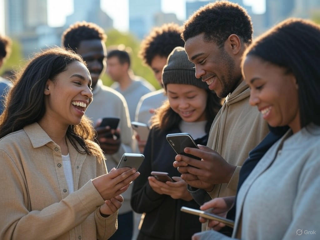 An infographic illustrating 2025 smartphone usage statistics, including global adoption rates, daily screen time trends, Android vs iOS market shares, mobile SEO growth, app usage patterns, mobile commerce statistics, smartphone market projections, and emerging digital economy insights.Image
