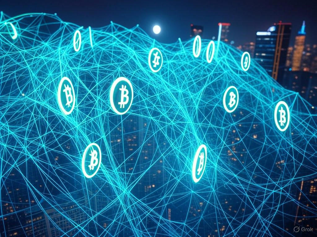 Tether AI platform showcasing decentralized open-source intelligence with integrated USDT and Bitcoin payments.Image